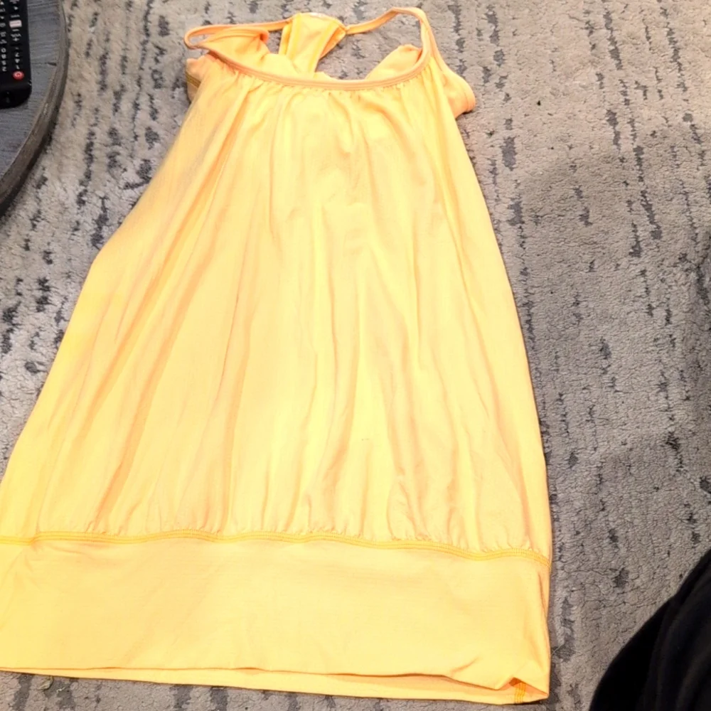 Lululemon No Limits Tank Mustard Yellow - Picture 4 of 5